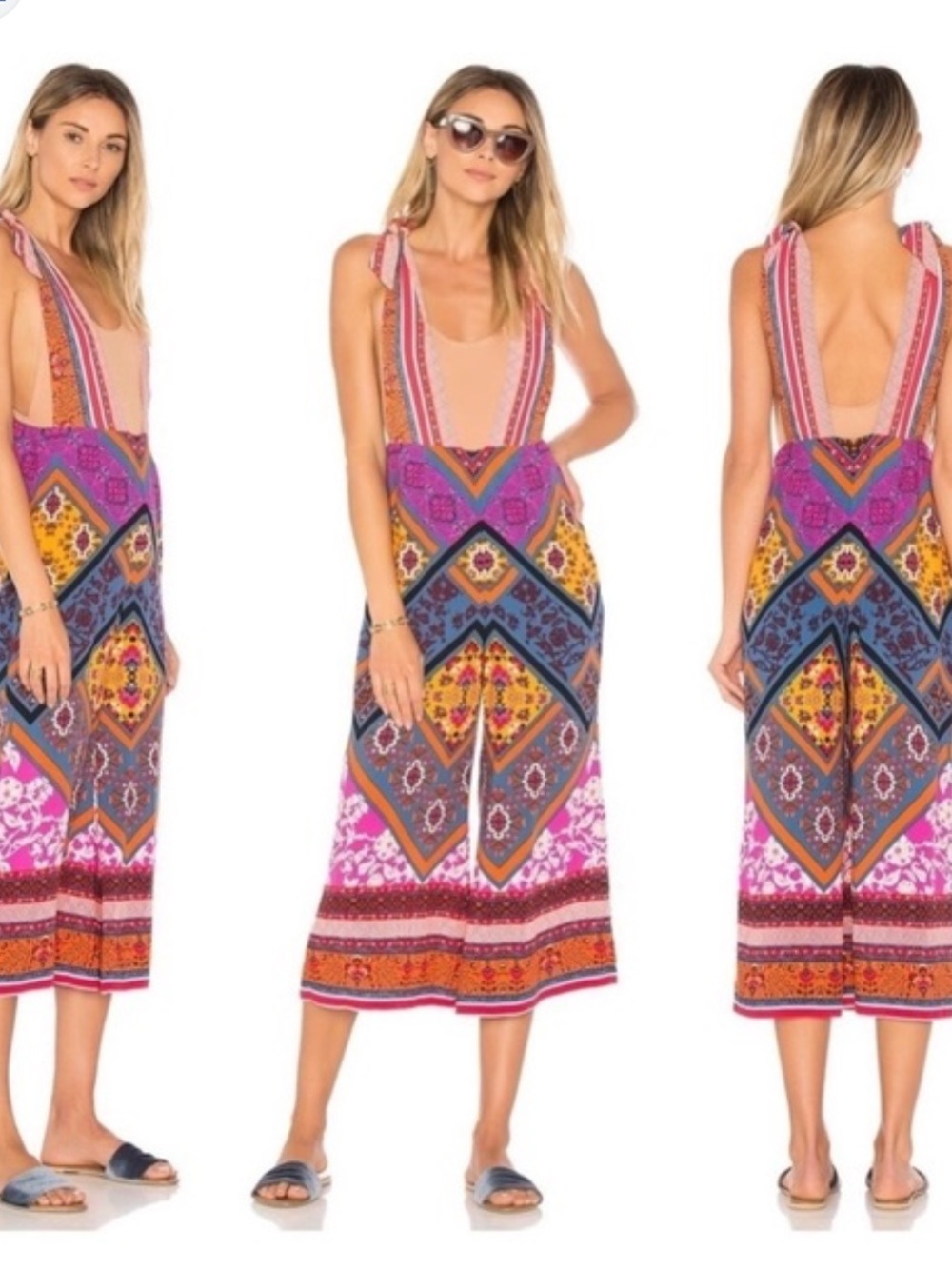 Free People Maritzah One Piece Romper Overalls